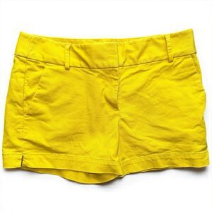 LOFT Size 4 Yellow Chino Riviera Shorts Coastal Chic Preppy Clean Girl